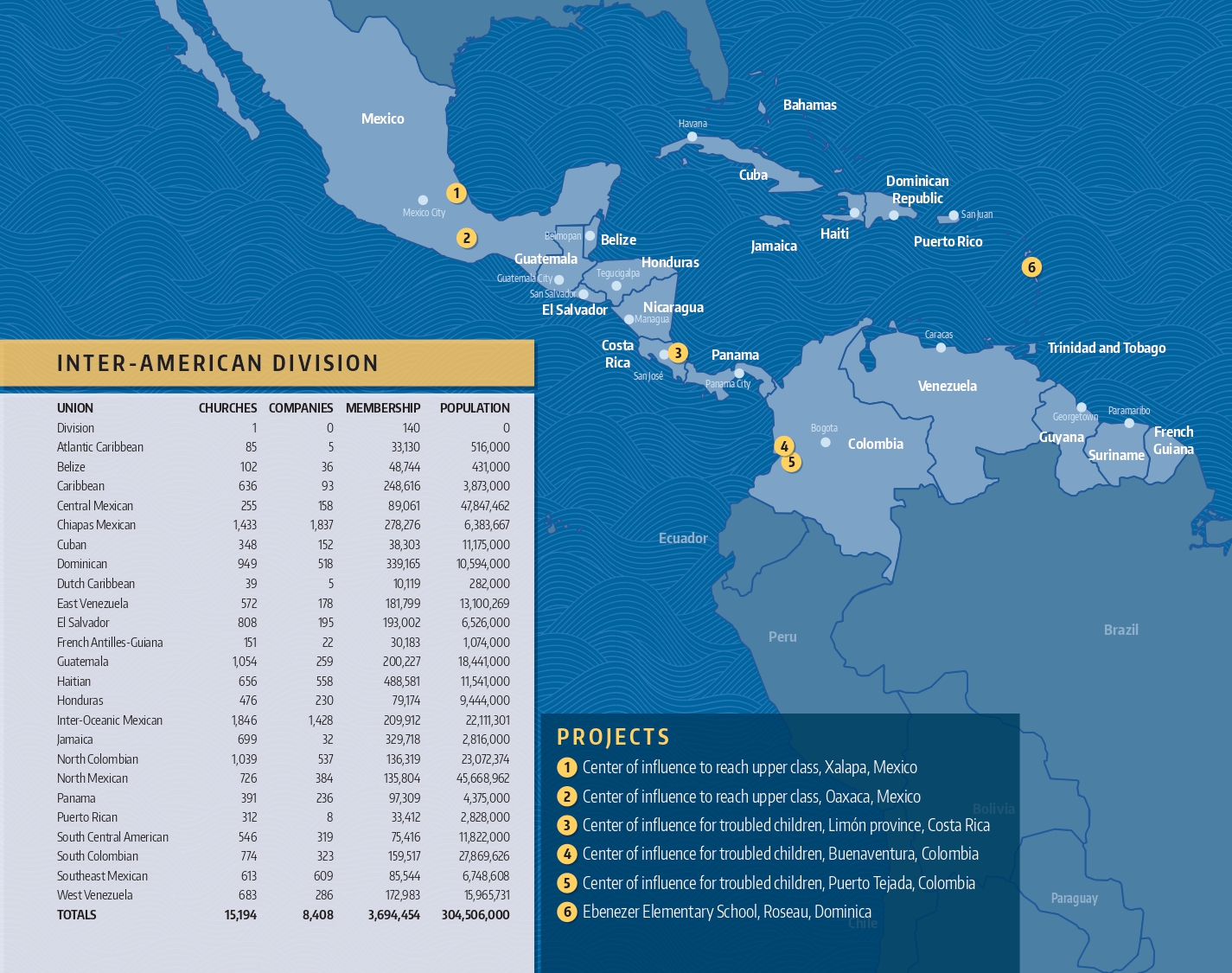 Mission map